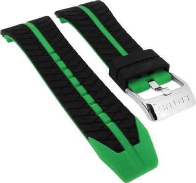 Produktbild von Lotus 15773 → Uhrenarmband Kautschuk schwarz / grün → 15773/6