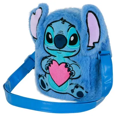 Obrázek produktu pro Plyšová taška ve tvaru srdce s motivem postavičky Stitch od Disney