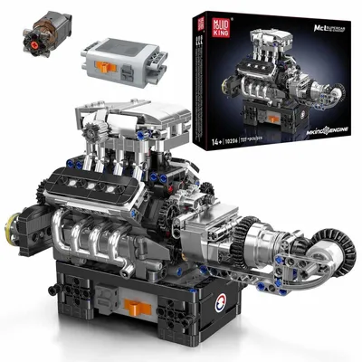 Obrázok produktu pre Mould King 10206, model motora V8