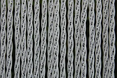 Produktbild von La Tenda LUCCA 3 Streifenvorhang weiß,Maße:90 x 210 cm