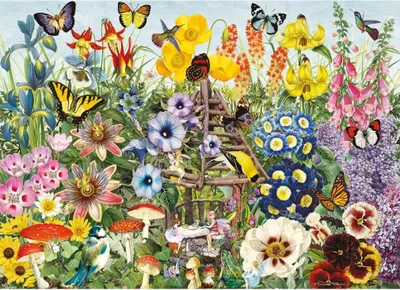 Productafbeelding van GIBSONS Puzzel, Magische Tuin, 1000 stukjes