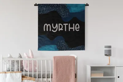 Produktbild von MuchoWow® Wandteppich Wandbehang Myrthe - Pastell - Mädchen 90x90 cm Tapisserie Dekoration Wandtuch - Wandaufhänger
