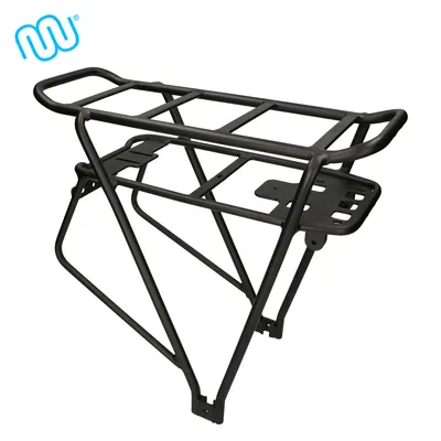 Obrázok produktu pre windmeile | Nosič na batériu EBIKE52STD, pevná oceľ, čierny, 4 montážne body, 431x156x68mm, e-bike, elektrobicykel, pedelec