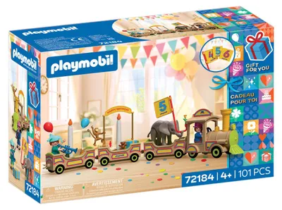 Image de Train d'anniversaire PLAYMOBIL - 72184