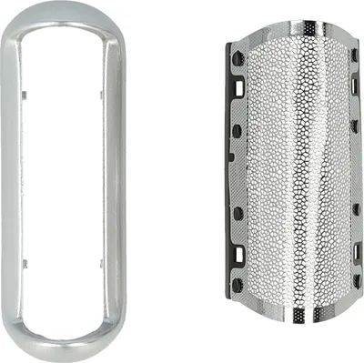 Produktbild von vhbw 1x Scherfolie kompatibel mit Braun MobileShave M-70, M-90 5609 Elektrorasierer + Rahmen, silber