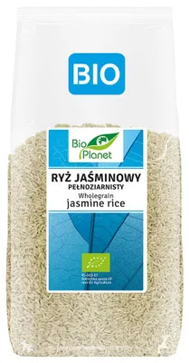 RYŻ JAŚMINOWY PEŁNOZIARNISTY BIO 500 g - BIO PLANET