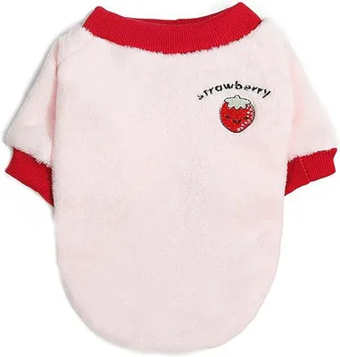 Productafbeelding van Hondentrui Fleece voor Kleine en Middelgrote Honden - Warme Winter Pyjama in Fruitpatroon