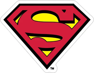 Produktbild von Spreadshirt DC Comics Superman Logo Original Karneval Sticker Aufkleber, 10 x 10 cm, Mattweiß