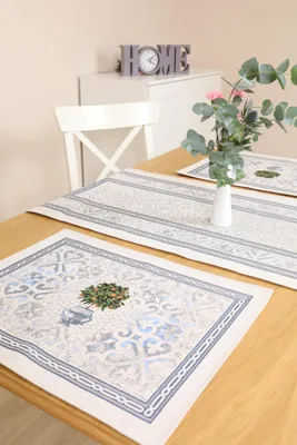 Platzsets 6er-Set 40x50 cm Jacquard-Stoff abwaschbar