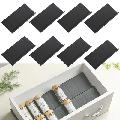 Kräuterregal 8er-Set, 23 x 11,5 x 2,5 cm, stapelbar, für Gewürzgläser
