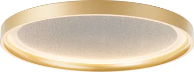 Produktbild von BRILLIANT goldene LED Deckenlampe QUITO mit Glitzereffekt | Deckenleuchte mit 3 Stufen Dimmer | Ø42 cm | 30W 3800 lm 3000K | Metall/Kunststoff