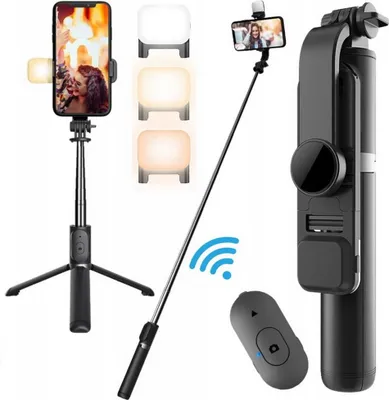 Produktbild von Selfie-Stick Viz4 Q02s schwarz