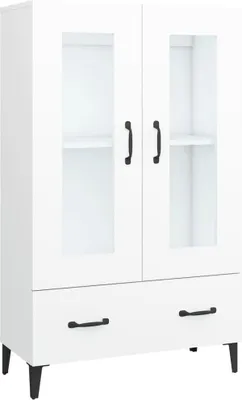 Obrázok produktu pre vidaXL Vysoká doska biela 70x31x115 cm Drevo