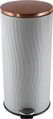 Produktbild von Treteimer Jannik 30 Liter Grau Kupfer