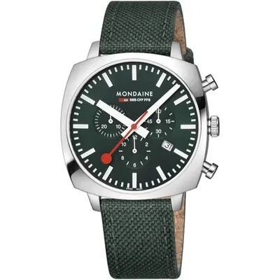 Immagine prodotto di Mondaine orologio da polso cronografo da uomo 41 mm MSL.41460.LF.SET tessile