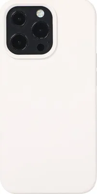 Produktbild von Mobigear Rubber Touch iPhone 14 Silikon Hülle Backcover - Weiß
