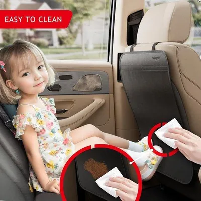 Produktbild von Famanu Kinderautositzunterlage ISOFIX-kompatibel, rutschfest, wasserabweisend und langlebig