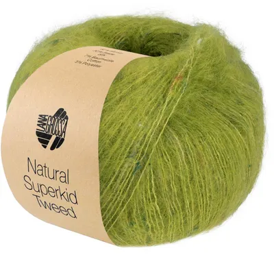 Produktbild von Natural Superkid Tweed 645 | Kiwigrün