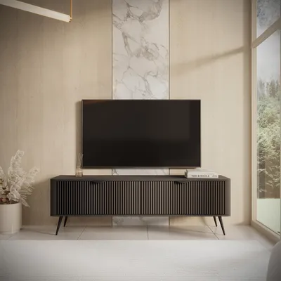Immagine prodotto di Kalase - Mobile Porta tv, 163x38x51h cm Nero, 2 Ripiani