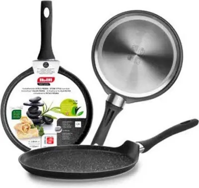 Image de Ibili 440228 PAN CAKE PAN 28CM Poêle à omelette, 28 cm de diamètre maxi, aluminium, compatible induction, revêtement anti-adhésif