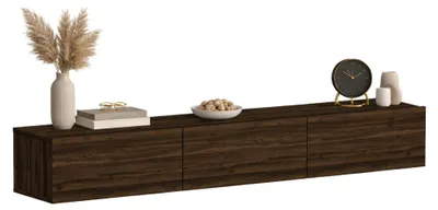 Produktbild von Lariano - TV-Schrank, 180x31x26h cm, Nussbaum Braun, 3 Fächer