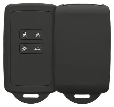 Produktbild von kwmobile Schlüsselhülle für Renault 4-Tasten Smartkey Autoschlüssel (nur Keyless Go) Hülle - Autoschlüssel Schlüssel Hülle aus Silikon -