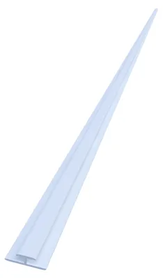 Produktbild von Duschspa 210cm H-Profil Aluminium Profil Verbindungsprofile für 3mm Aluverbundplatte Weiß matt