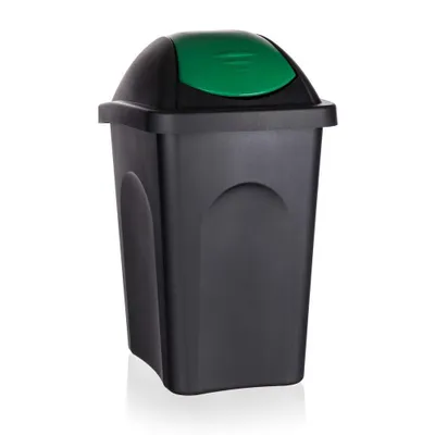 Image de Corbeille à papier MP 30 L, couvercle vert