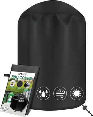 Produktbild von Grillabdeckung 420D Oxford-Stoff Gasgrill Schutzhülle 71x68cm wasserdicht & reißfest