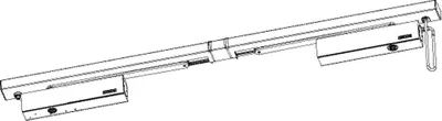 Image de GEZE Ferme-porte TS 5000 L-E-ISM,EN 2-6,tandem,couleur argent,24V