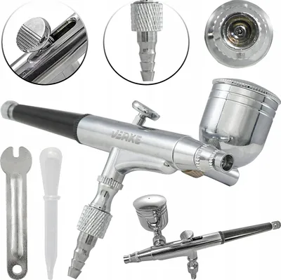 Produktbild von Airbrushpistole Spritzpistole Lackierpistole Druckluft mit Düse 0,3 mm