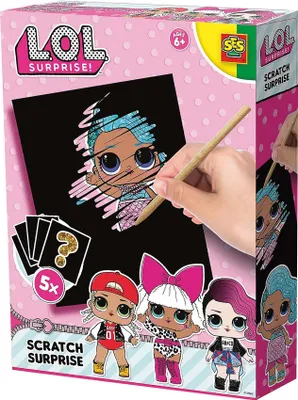 Produktbild von SES Creative L.O.L. - Rubbelüberraschung, Kartenspiel, Sammelkartenspiel, 6 Jahr(e)