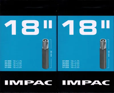 Produktbild von 2x Impac 18 Zoll AV Schlauch Auto Schrader Ventil 47 - 57 355