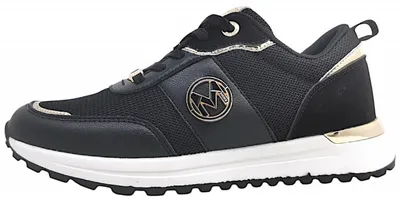 Image de Mexx Nouraya Obi, chaussures pour femmes, lacets, noires, style décontracté