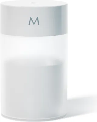 Produktbild von Mini-Luftbefeuchter, 260 ml tragbarer Reise-Luftbefeuchter, betriebsbereiter Luftbefeuchter für Auto, Schreibtisch, Zuhause und Büro, automatische Abschaltung, flüsterleise, 2 Nebelmodi,White
