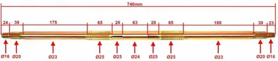 Produktbild von Hinterachse Atv 110/125 Phe