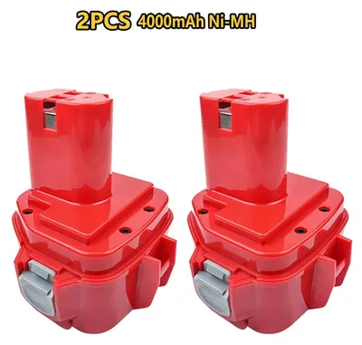 Obrázok produktu pre Akumulátor do náradia – 12 V NiMH – 4000 mAh – balenie po 2 ks – kompatibilný s modelmi PA12/1220/1222/1233/1234/1235 – čierny