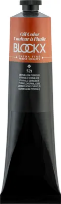Produktbild von Blockx Ölfarbe, Pyrrolo Zinnober - Tube 200ml - Pyrrolo Zinnober 216521BXC