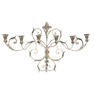 Produktbild von Clayre & Eef Wandleuchter 82x15x48 cm Beige Eisen