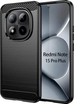 Produktbild von Xiaomi Redmi Note 15 Pro+ Handy Tasche Carbon Hülle Schutzhülle Back Cover TPU Case Outdoor Bumper
