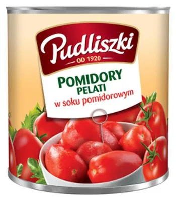 Obrázek produktu pro Celé loupané rajčata v konzervě 2,55 kg