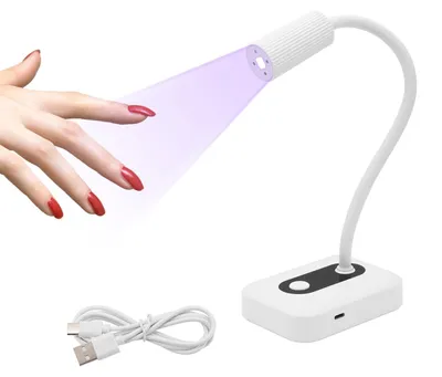Produktbild von UV Lampe, UV Nagellampe, 1500MAH Wiederaufladbare 3W Tragbare Keramische Perleni