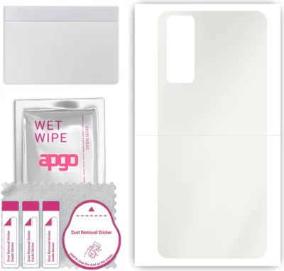 Produktbild von apgo Rückseite Schutzfolie, Matt, kompatibel mit Vivo Y53s t2, Hinten Hydrogel-Displayschutzfolie mit Positionierhilfe, kratzfest, einfache Montage
