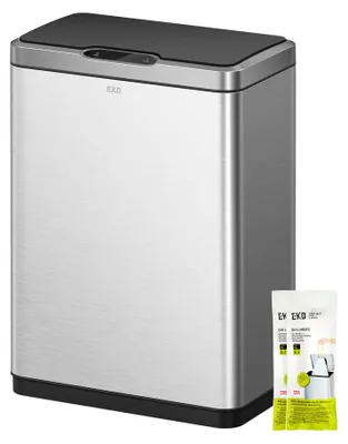 Produktbild von EKO Sensor Mülleimer 2 Fächer, 2 x 20L, elektrischer Recycling-Mülleimer