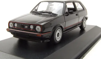 Produktbild von Maxichamps 940054125 VW Golf 2 GTI 16V 2-Türer 1985 schwarz metallic 1:43