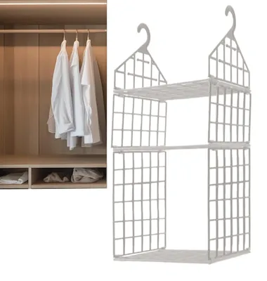 Productafbeelding van Kledingkast Organizer met Ophangbare Planken