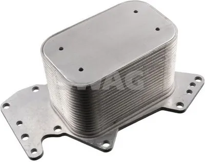 Produktbild von SWAG 30 10 3333 Ölkühler Motoröl für AUDI A4 Avant (8K5, B8) A6 Avant (4F5, C6) Q5 (8RB) A5 Sportback (8TA) A4 Limousine (8K2, B8)
