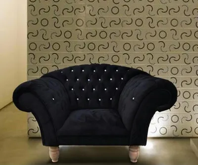 Immagine prodotto di CHESTERFIELD CHAIR COUCH SOFA TELEVISION CHAIR LOUNGE Salotto imbottito Relax CUPIDOI
