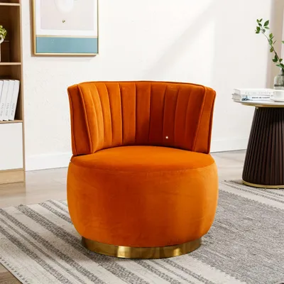 Productafbeelding van Fauteuil - Draaistoel - Lounge Chair - Zithoekstoel - 359° Draaibaar - Zachte Bekleding