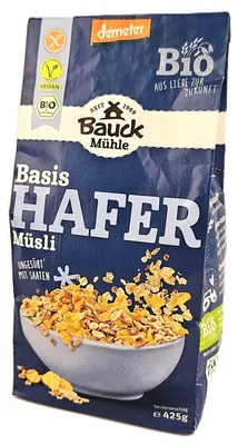 Produktbild von Bauck Mühle Hafermüsli Basis 425g -